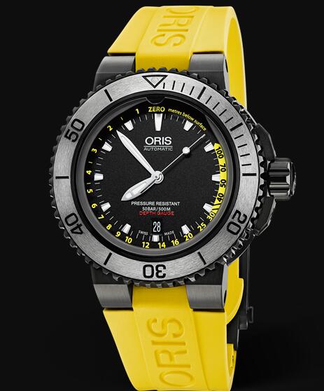 Oris Aquis Depth Gauge 46mm 01 733 7675 4754-Set RS Replica Watch